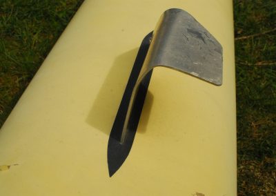Empacher double with bent fin - refinishing rowing shells